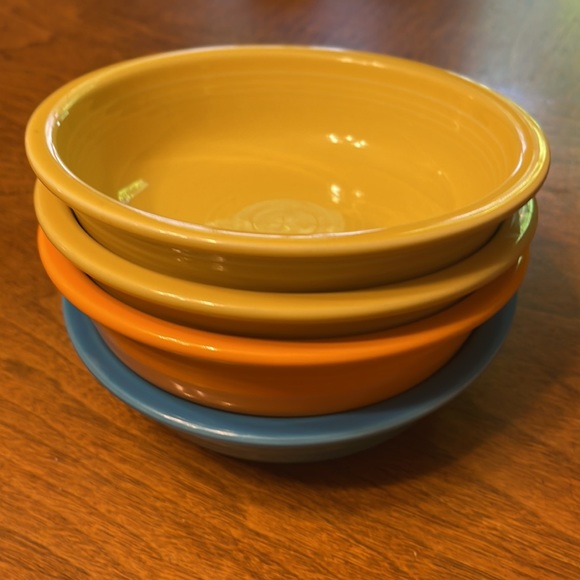 Fiesta Dining Vintage Set Of Fiesta Cereal Bowls Fiesta
